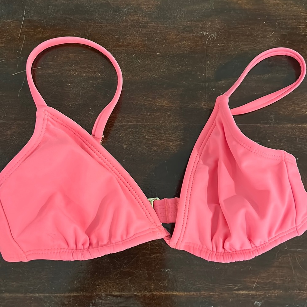 pink target bikini top